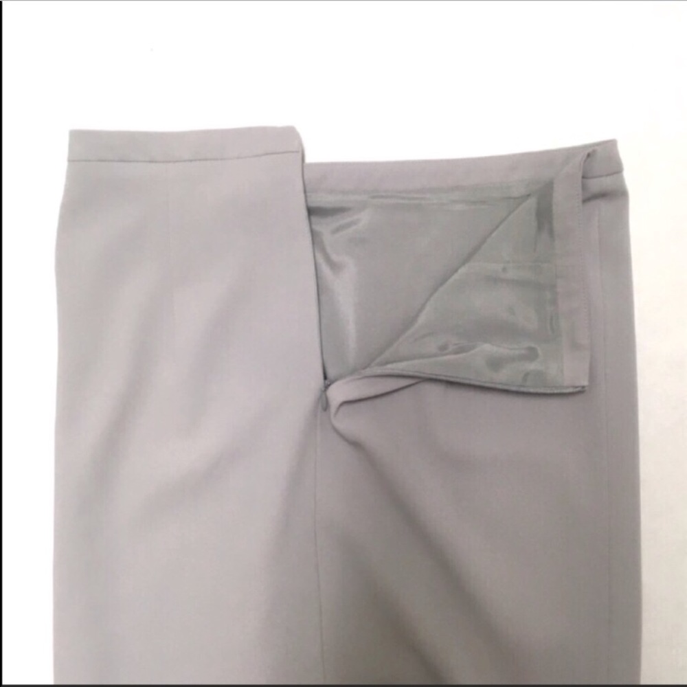 3/$50 Les Copains gray midi pencil skirt 10 Large - Picture 5 of 6